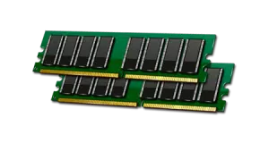 computer memory (RAM)